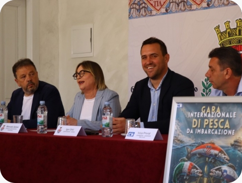 Prijem u Vodnjanu povodom 1. Međunarodnog natjecanja u udičarenju s brodice SRD Portić u Peroju-160833