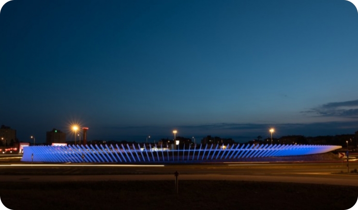 Šijanski rotor u plavom kao znak podrške osobama s autizmom-159586