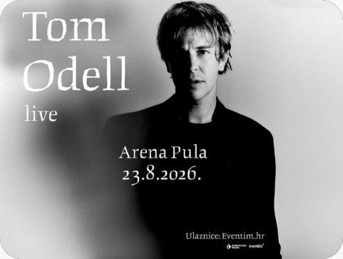 Britanski kantautor Tom Odell nastupit će 23. kolovoza 2026. u pulskoj Areni-160939