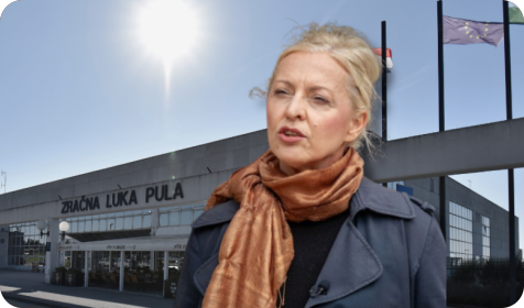 Dušica Radojčić upozorava: Zračna luka Pula tone dok ostatak hrvatske ruši rekorde-159857