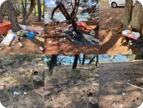 Prepune kante i otpad na pulskim plažama! Herculanea lokacije obilazi tri puta dnevno, na Hidrobazu stižu dodatni kapaciteti-162952