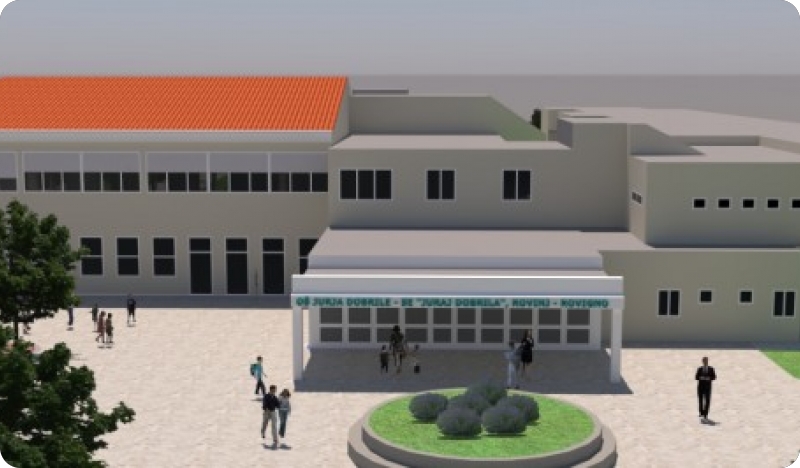 Jednosmjenska nastava, nova kuhinja i sportska zona - kreće nadogradnja OŠ Jurja Dobrile u Rovinju-154276