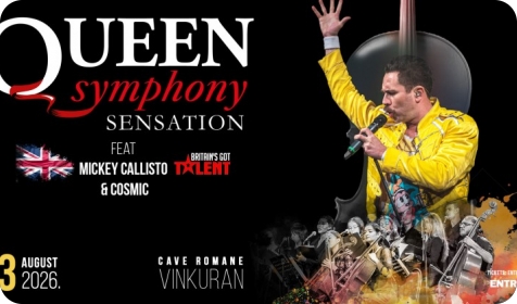 Spektakularnim nastupom uz simfonijski orkestar Queen Sensation u Cave Romane slave 20 godina rada-160893