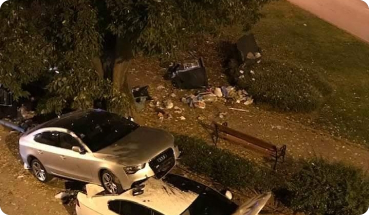 Bježao policiji i pritom oštetio vozila i kontejnere za smeće-122021