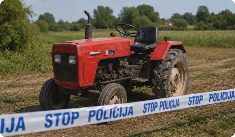Ozlijeđen vozač traktora na području Svetvinčenta-161406