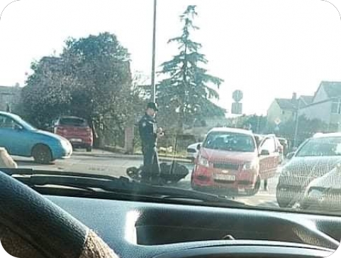 Prometna nesreća na Medulinskoj, sudjelovao motociklist-125310