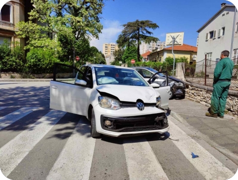Sudar na raskrižju Negrijeve i Budicinove-126747