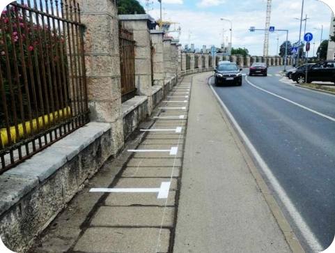 Pula: Po gradu se označavaju nova mjesta za opskrbu, mopede i invalide-127643