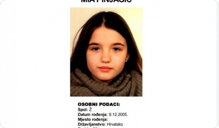 U Puli je nestala 17-godišnja Mia Pinjagić-127826