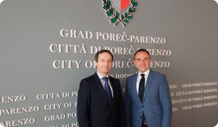 Gradonačelnik Poreča, Loris Peršurić primio francuskog veleposlanika Fieschia-159677