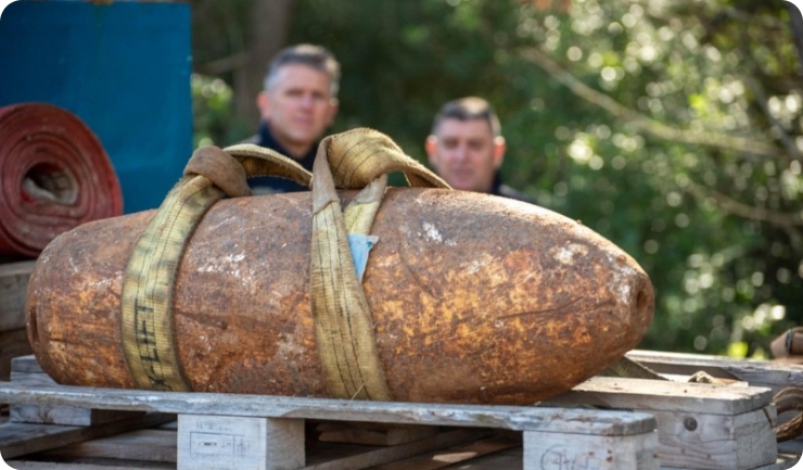 Uspješno okončana operacija uklanjanja stare bombe na Velom Vrhu-156068