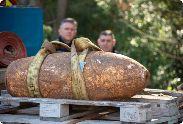 Uspješno okončana operacija uklanjanja stare bombe na Velom Vrhu-156068