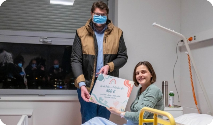 Prva beba rođena u Istri je Helena Moscatello iz Rovinjskog Sela-157603