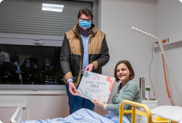 Prva beba rođena u Istri je Helena Moscatello iz Rovinjskog Sela-157603