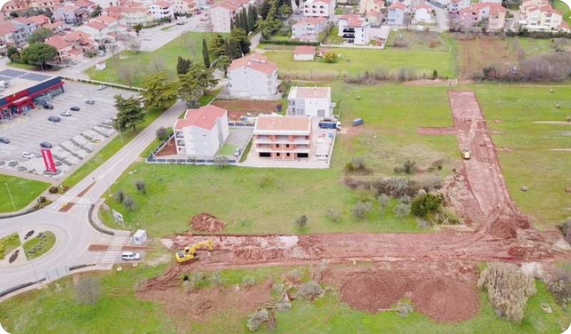 U Fažani počela izgradnja lokalne ceste kod Plodina-151148