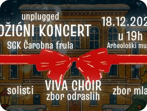 Čarobna frula organizira unplugged Božićni koncert u Arheološkom muzeju-157008