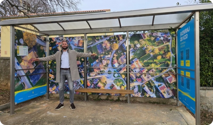 Autobusne stanice u općini Ližnjan kao razglednice svih naselja općine i prirodnih ljepota Ližnjana-158031