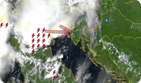 Nevrijeme pred vratima! Srijeda donosi česte pljuskove i grmljavinu-161134