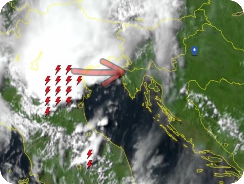 Nevrijeme pred vratima! Srijeda donosi česte pljuskove i grmljavinu-161134