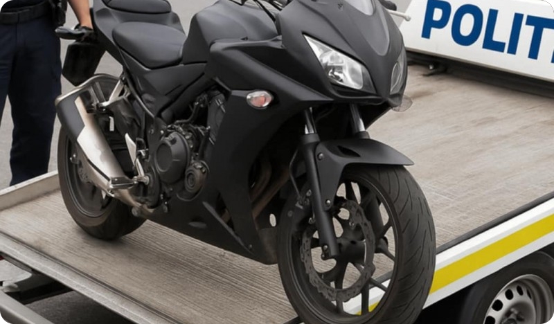 Maloljetniku oduzet neregistrirani motocikl-154801