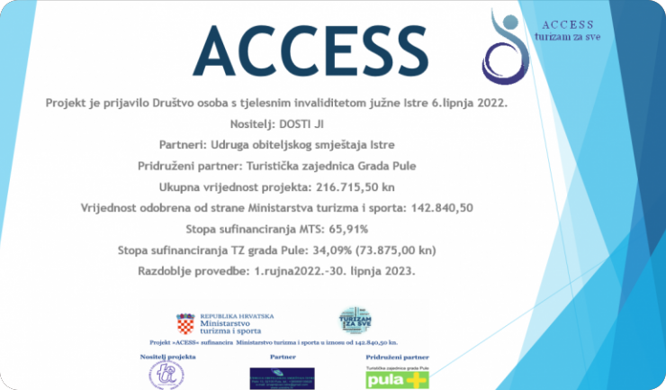 Projekt “Acess” - turizam za sve-132030
