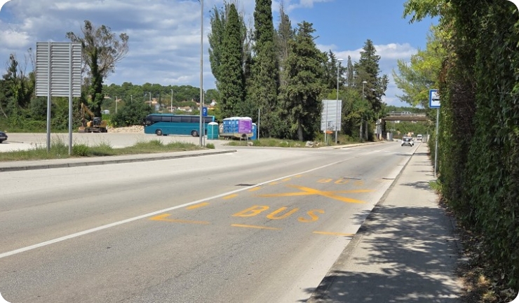 Zabrana prometa u oba smjera na dionici Partizanskog puta i Ulice 119. brigade-160110