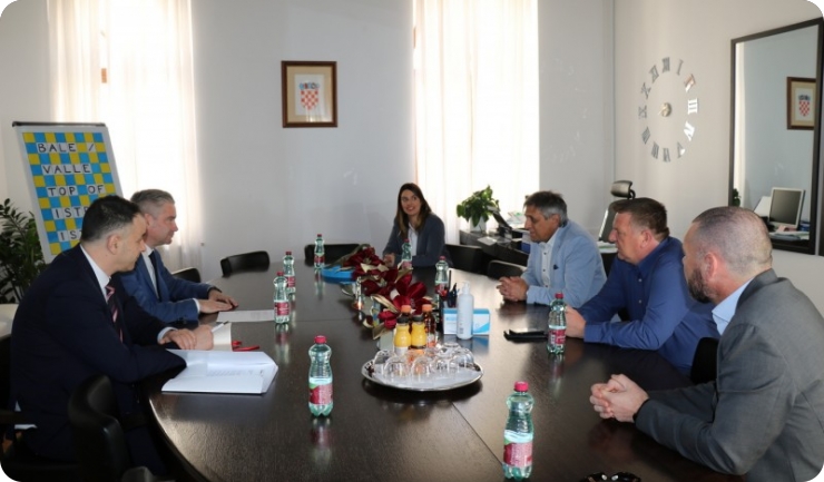 Župan Miletić službeno posjetio Općinu Bale-125540