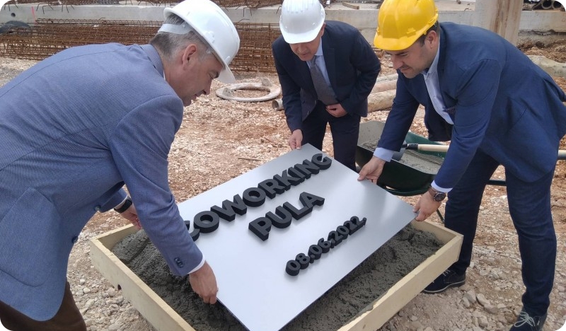 Položen kamen temeljac za izgradnju poduzetničkog centra Coworking Pula-127553