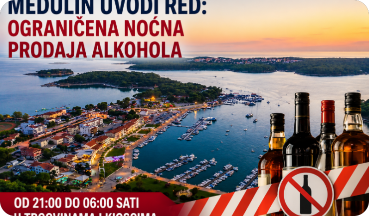 Medulin zabranio noćnu prodaju alkohola-162445