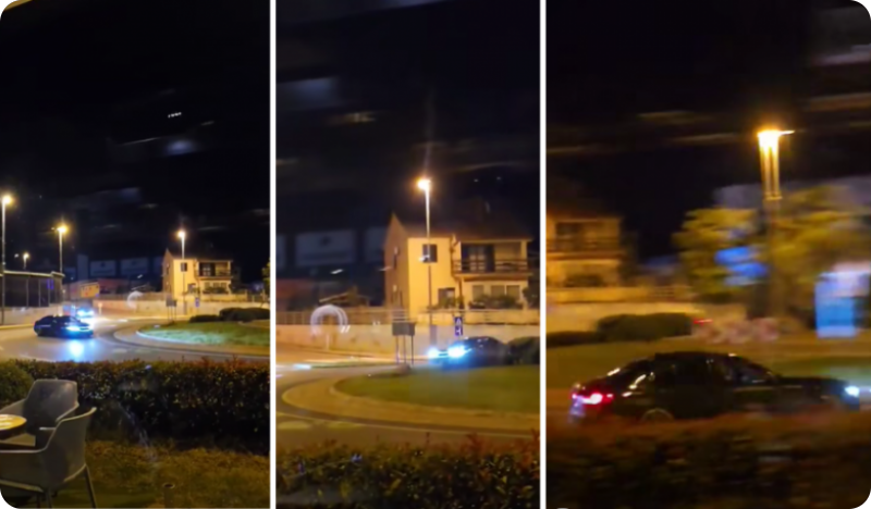Policija istražuje vozača koji je driftao u kružnom toku kod Stelle - VIDEO-155758