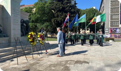 Župan Boris Miletić i zamjenica Gordana Antić položili vijence povodom Dana pobjede nad fašizmom i Dana Europe-160491