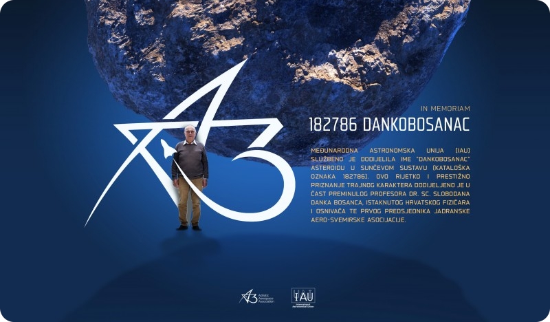Asteroid u Sunčevom sustavu dobio ime “Dankobosanac” u čast preminulog vizionara hrvatske znanosti-164077