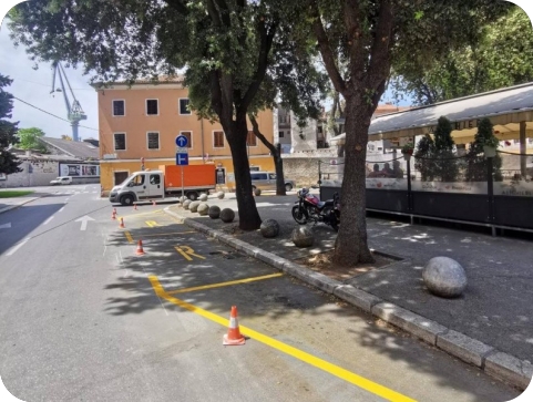 Djelatnici Pula Parkinga označili nova parkirališna mjesta za dostavu robe-127498
