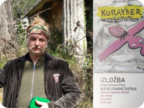 Diego Bosusco Ptica u Muntiću predstavlja izložbu ‘‘Rijetke istarske životinje’’-159889