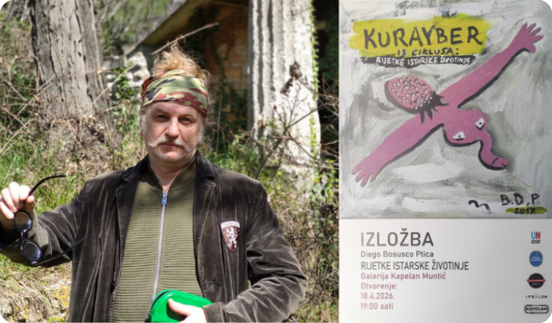 Diego Bosusco Ptica u Muntiću predstavlja izložbu ‘‘Rijetke istarske životinje’’-159889