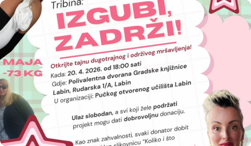 U Labinu tribina “Izgubi, zadrži!” o zdravijem načinu života-159802