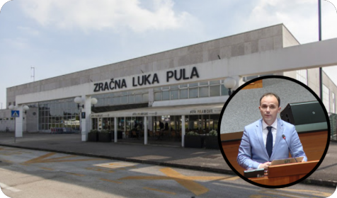 Peršurić: Više ulaganja u Zračnu luku Pula!-156482