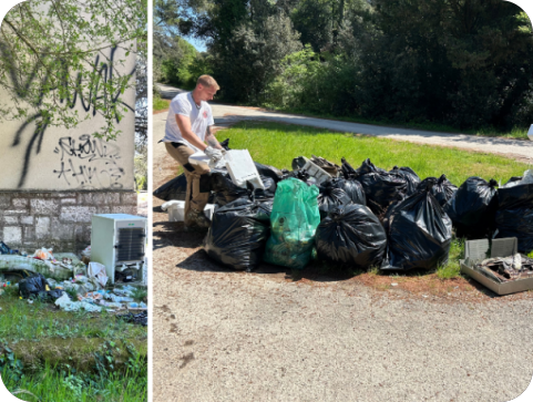 U Štinjanu akcija čišćenja povodom Dana planeta Zemlje-159931