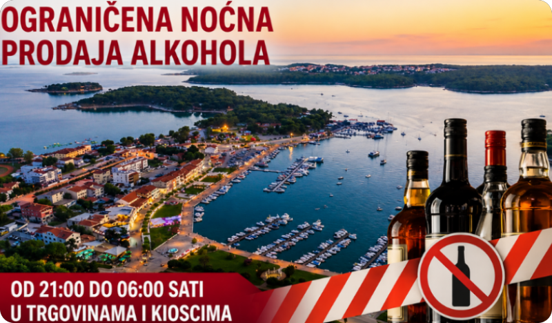 Medulin zabranio noćnu prodaju alkohola-162445