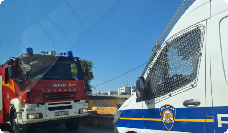 Požar stambenog objekta na Marsovom polju, jedna osoba pod nadzorom policije-162548