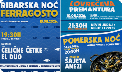 Premantura, Pomer i Medulin u znaku ljetnih fešti-162672