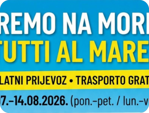 Grad Vodnjan i ove godine organizira besplatan prijevoz na more-162051