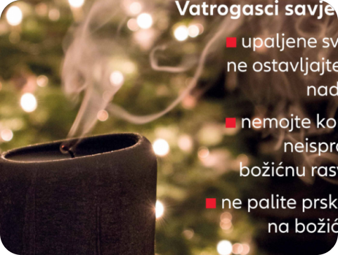 Savjet vatrogasaca: Oprezno s korištenjem božićnih dekoracija!-141333
