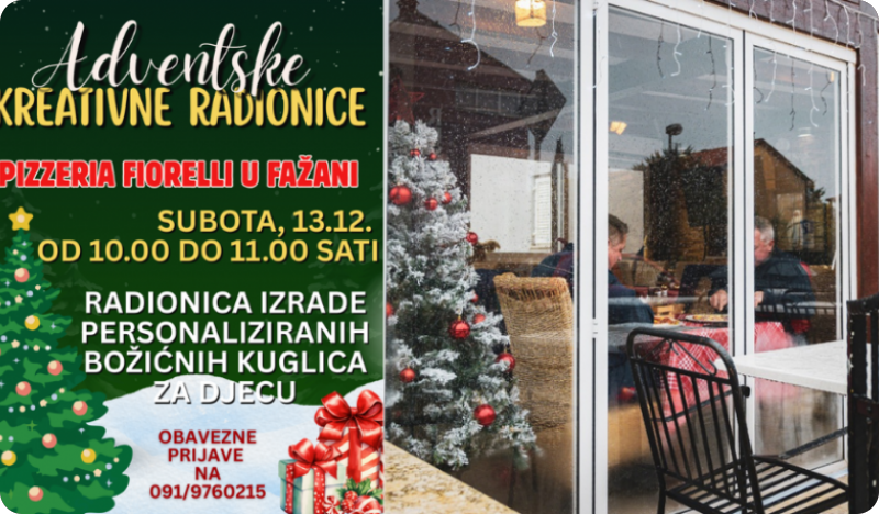 Prva adventska stanica u Fažani je u Pizzeriji Fiorelli!-157203
