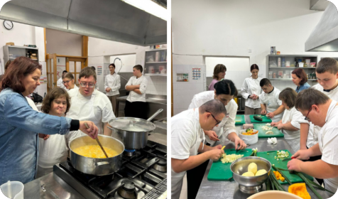 Polaznici Centra za Downov sindrom iz Pule uče ugostiteljske vještine u Rovinju-156425