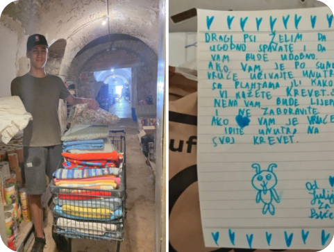 Poruka djevojčice razveselila pse i volontere u Snoopyju-161805