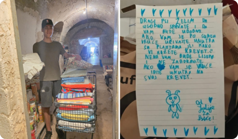 Poruka djevojčice razveselila pse i volontere u Snoopyju-161805