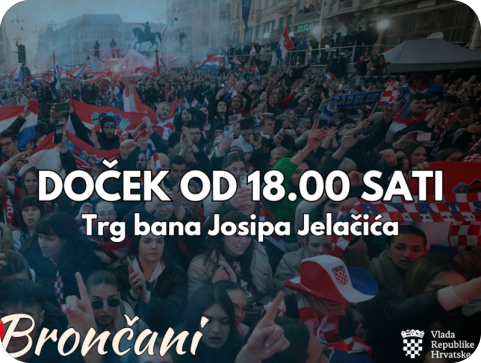 Doček brončanih rukometaša ipak na glavnom gradskom trgu u režiji Vlade RH-158208