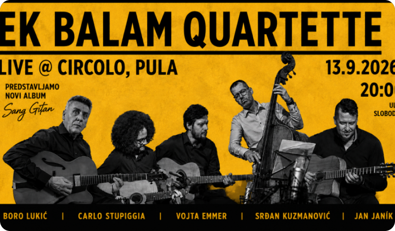 Ek Balam Quartette u nedjelju nastupa u Circolu-163340