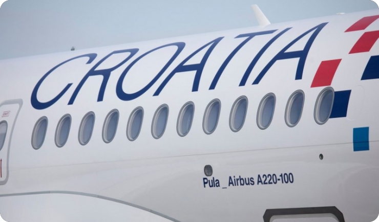 Croatia Airlines dočekao osmi novi zrakoplov A220, zove se Pula-159089